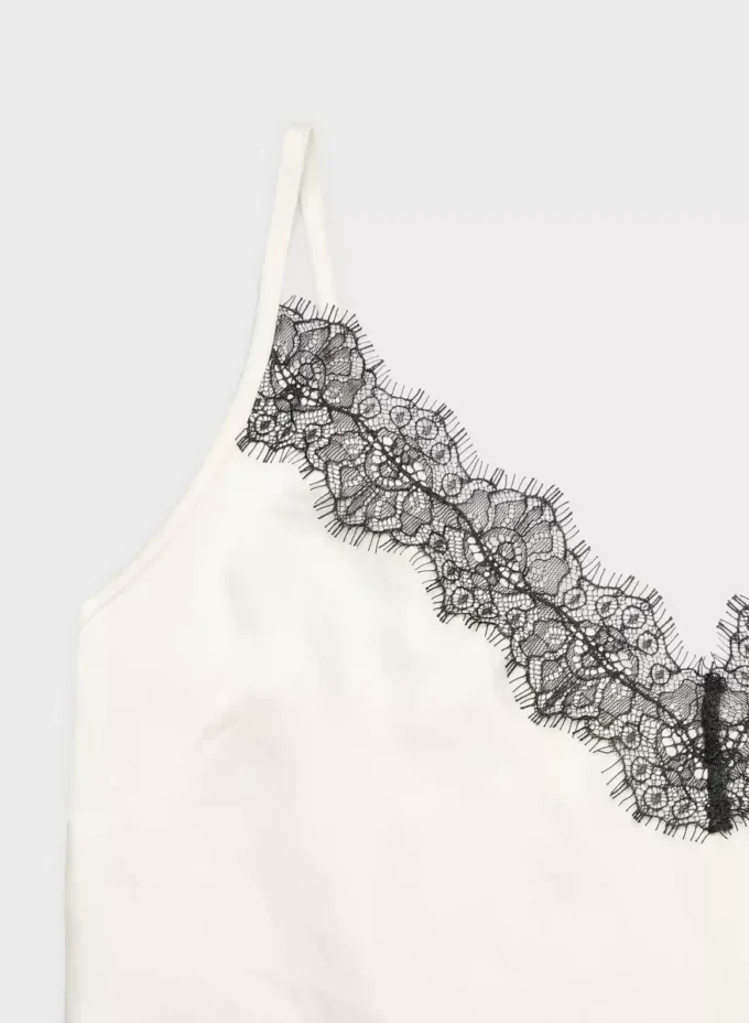 Motif Satin Camisole