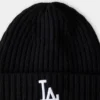 New Era La Dodgers Ribbed Merino Wool Cuff Beanie