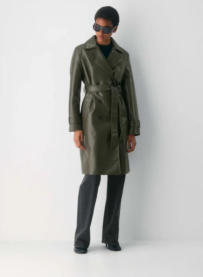 New Tabloid Trench Coat – Unreal Leather