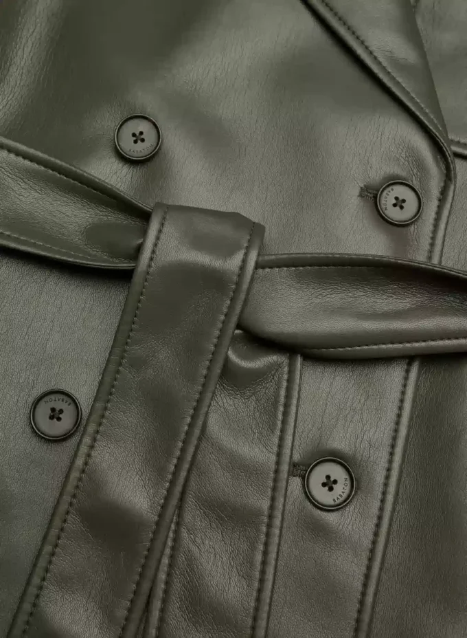 New Tabloid Trench Coat – Unreal Leather