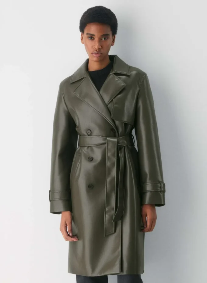 New Tabloid Trench Coat – Unreal Leather
