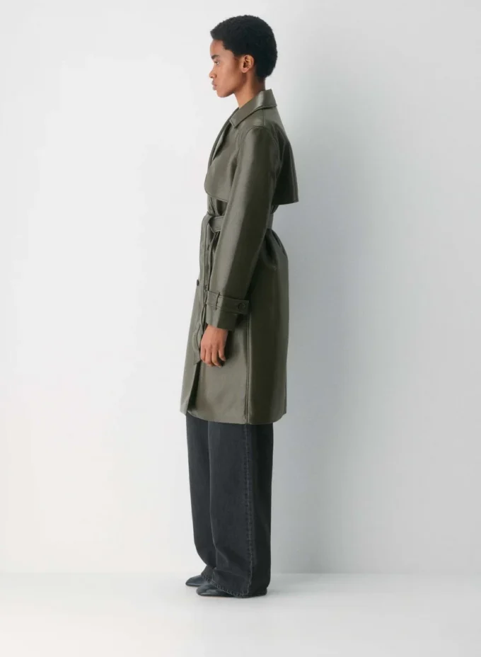 New Tabloid Trench Coat – Unreal Leather