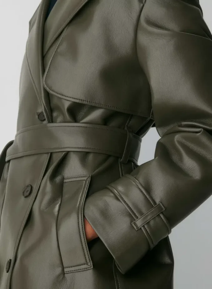 New Tabloid Trench Coat – Unreal Leather