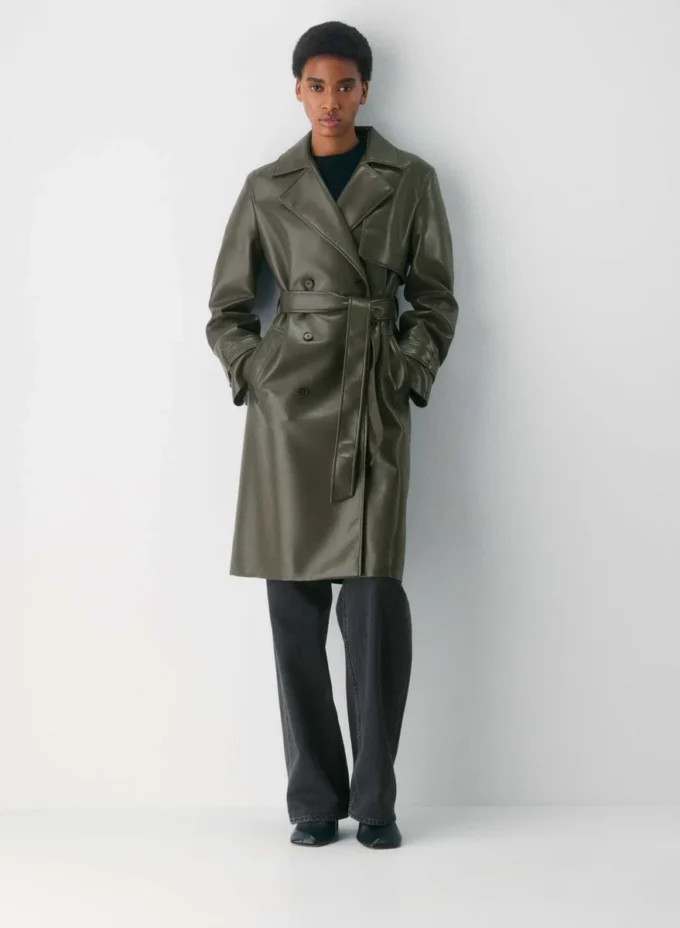 New Tabloid Trench Coat – Unreal Leather