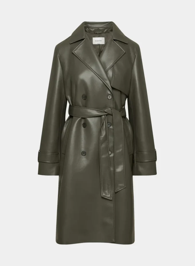 New Tabloid Trench Coat – Unreal Leather