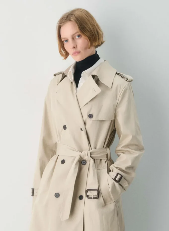 New The Finch Mid Trench Coat – City Twill
