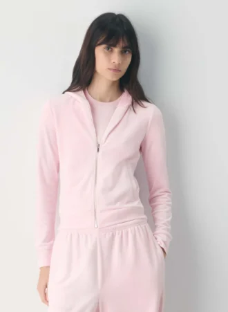 Nicole Velour Zip Hoodie