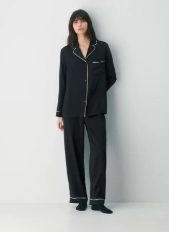 Nightside Silk Pajama Shirt