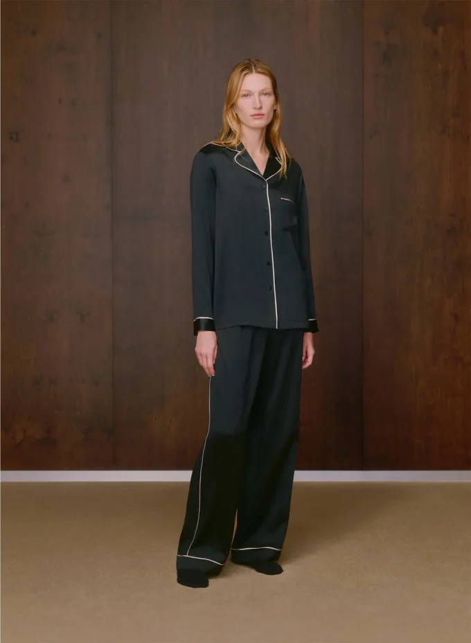 Nightside Silk Pajama Shirt Nightside Silk Pajama Shirt