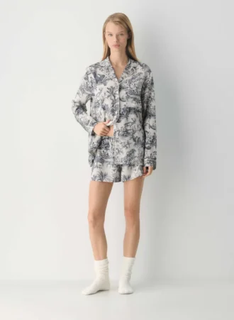 Nightside Silk Pajama Short