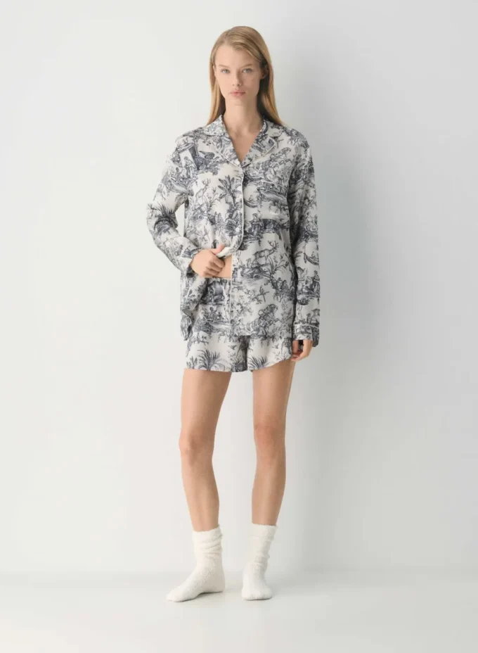 Nightside Silk Pajama Short