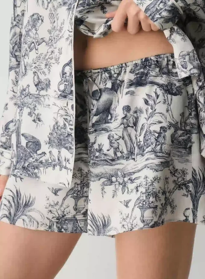 Nightside Silk Pajama Short