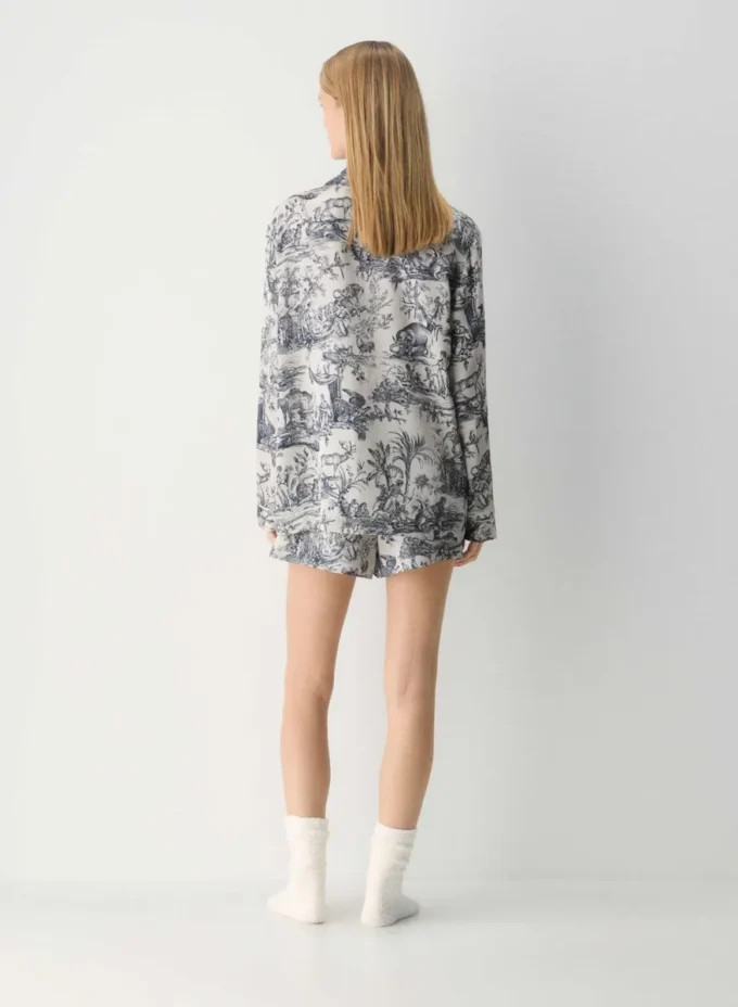 Nightside Silk Pajama Short