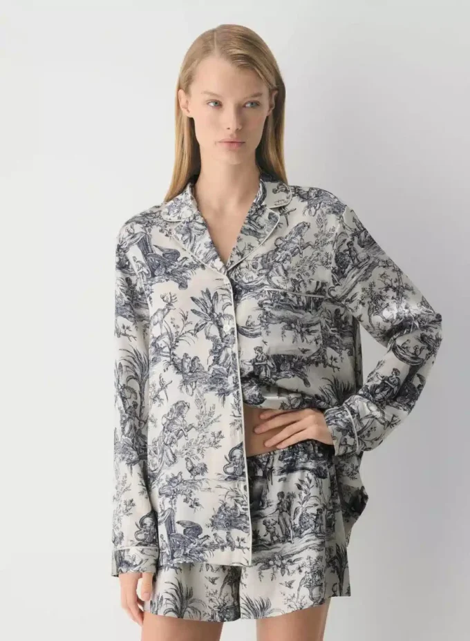 Nightside Silk Pajama Short