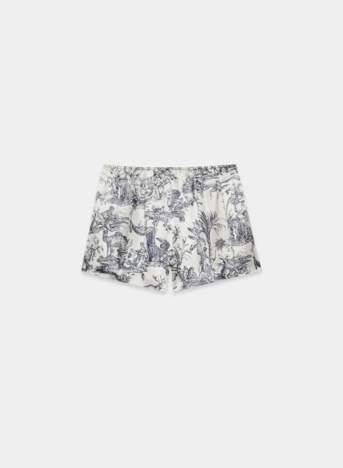 Nightside Silk Pajama Short