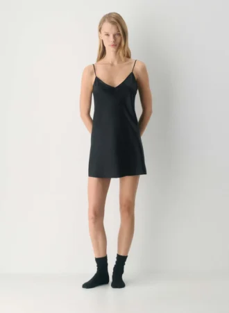 Nightside Silk Pajama Slip Dress