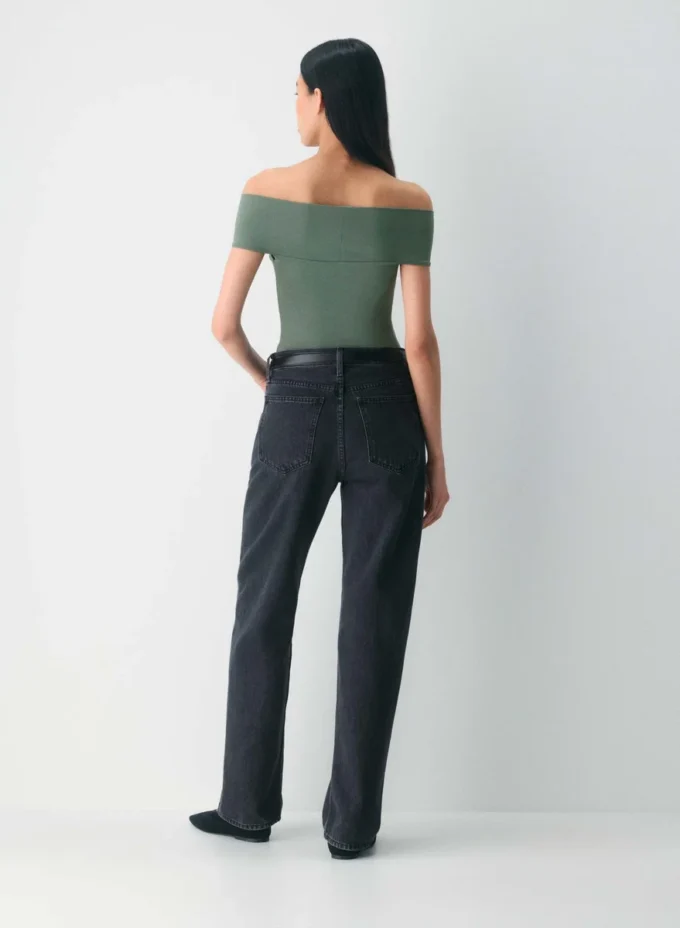 Original Contour Twist Off-shoulder Top