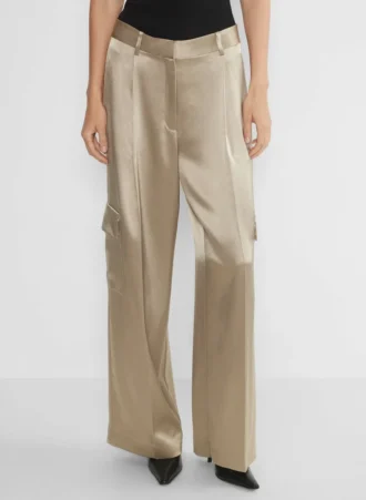 Outgoing Satin Cargo Pant