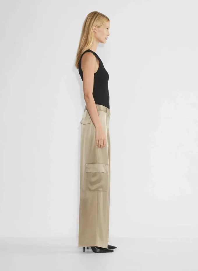 Outgoing Satin Cargo Pant Outgoing Satin Cargo Pant