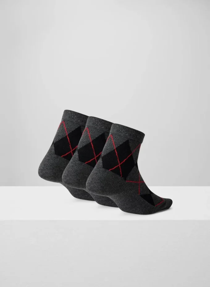 Patter Ankle Sock 3-pack