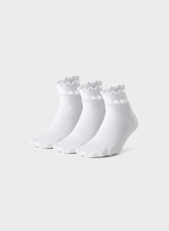 Petal Ankle Sock 3-pack