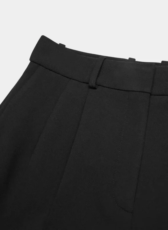 Pleated Mid-thigh Short Pleated Mid-thigh Short