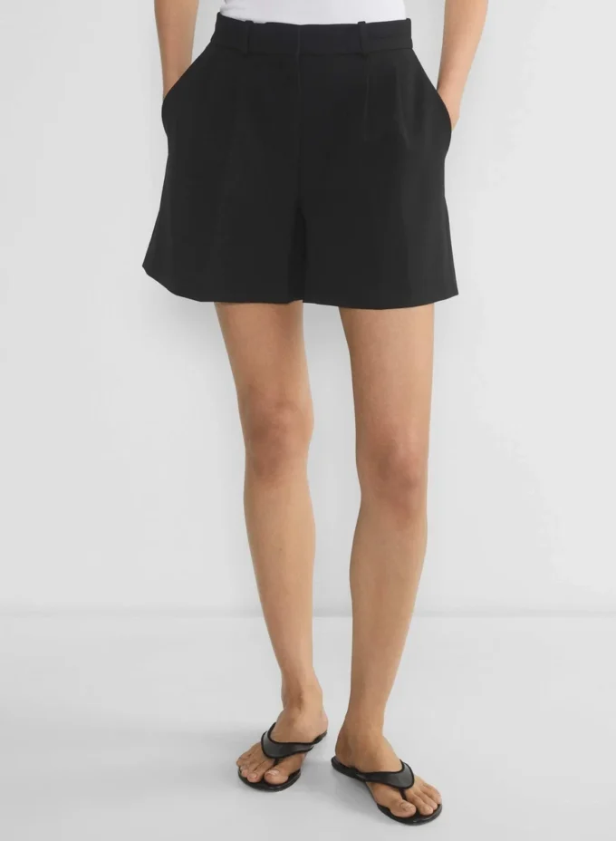 Pleated Mid-thigh Short Pleated Mid-thigh Short