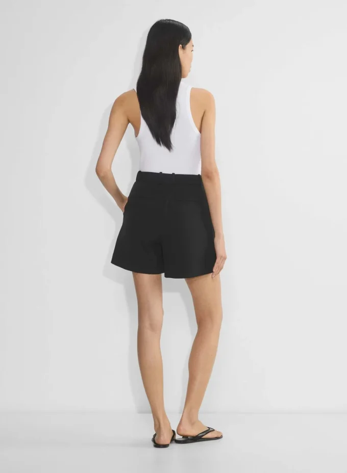Pleated Mid-thigh Short Pleated Mid-thigh Short