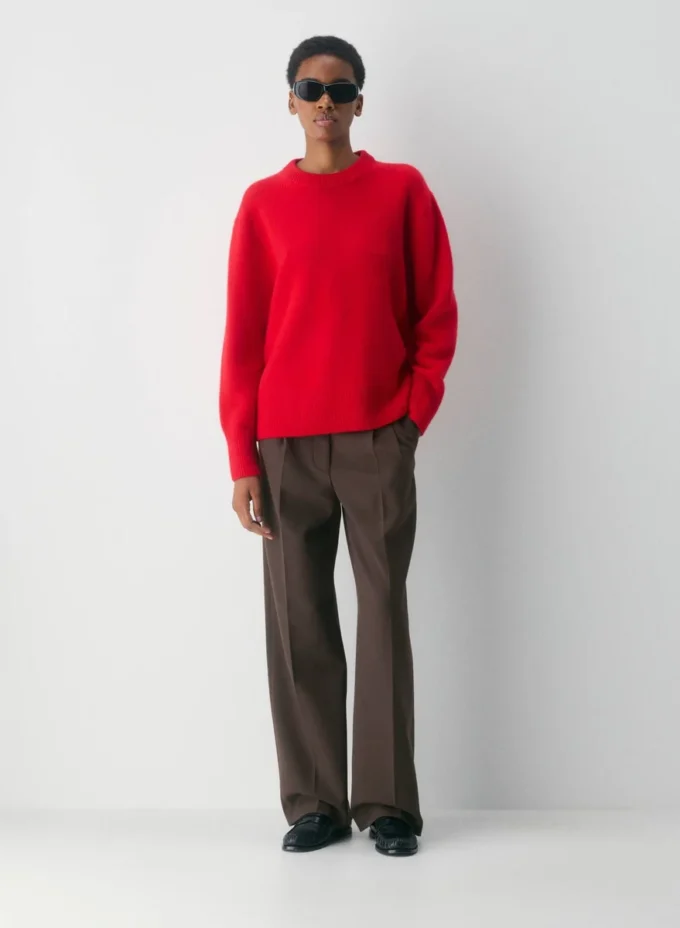 Plush Cashmere Oversized Crew Sweater Plush Cashmere Oversized Crew Sweater