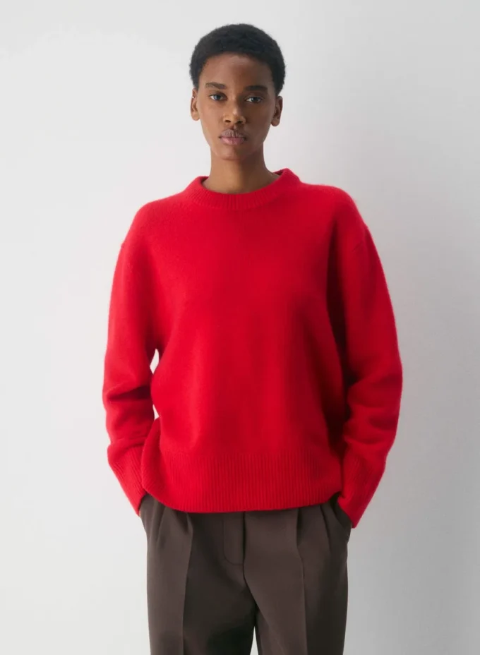 Plush Cashmere Oversized Crew Sweater Plush Cashmere Oversized Crew Sweater