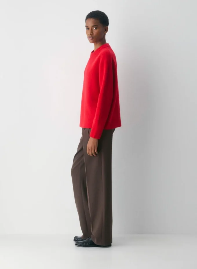 Plush Cashmere Oversized Crew Sweater Plush Cashmere Oversized Crew Sweater