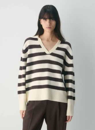 Plush Cashmere Oversized Polo Sweater