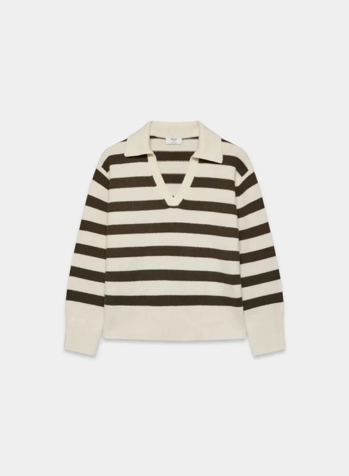 Plush Cashmere Oversized Polo Sweater Plush Cashmere Oversized Polo Sweater