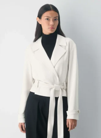 Postage Trench Coat – Sway Crepe