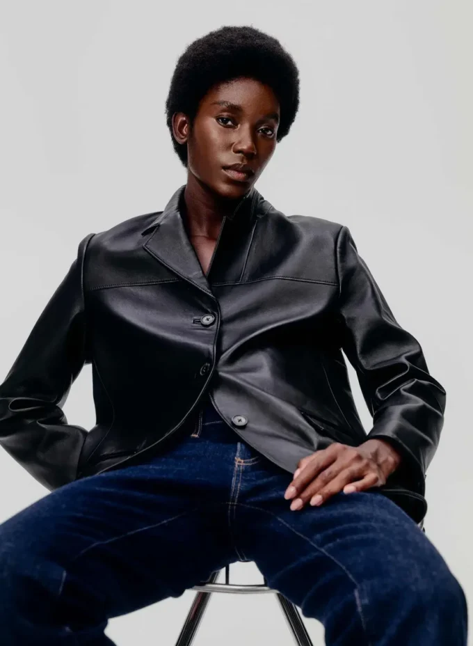 Prima Leather Blazer Prima Leather Blazer