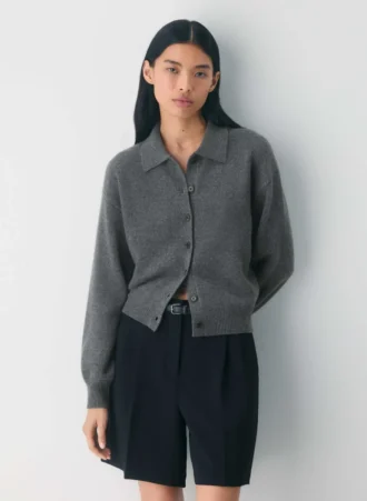 Princely Wool Cashmere Cardigan