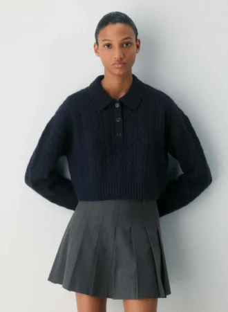 Rosebud Polo Sweater