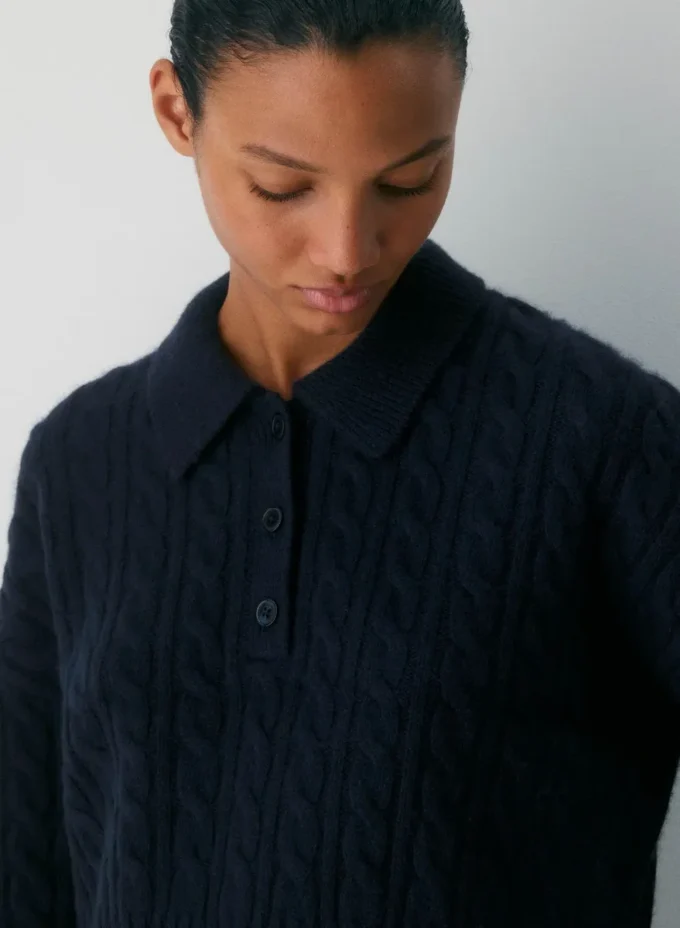 Rosebud Polo Sweater