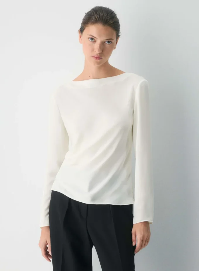 Savour Satin Blouse Savour Satin Blouse