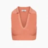 Sculpt Knit Polo Top