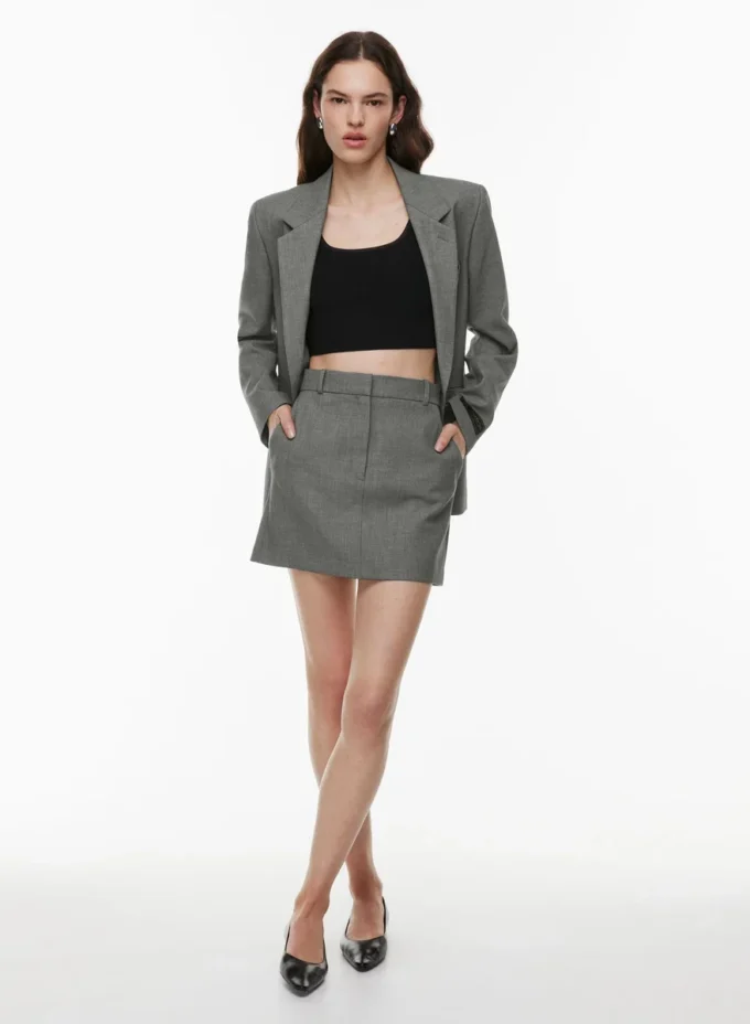 Sculpt Knit Squareneck Cropped Tank Sculpt Knit Squareneck Cropped Tank