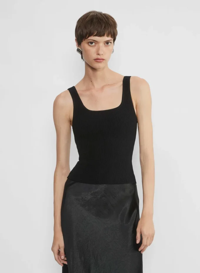 Sculpt Knit Squareneck Tank Sculpt Knit Squareneck Tank