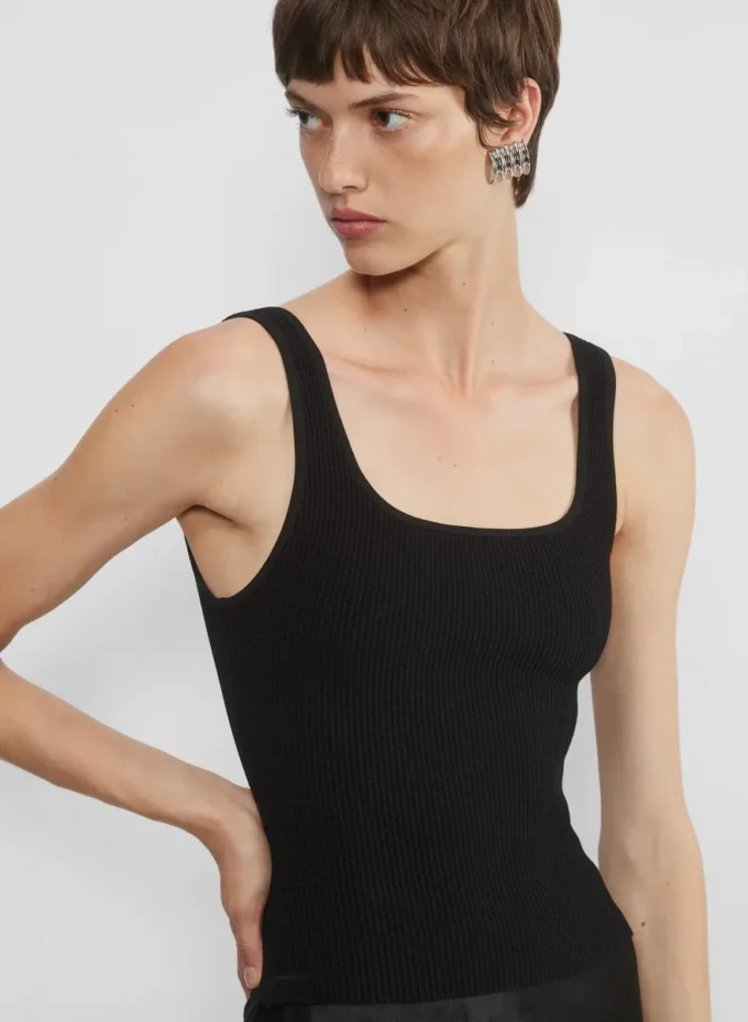 Sculpt Knit Squareneck Tank Sculpt Knit Squareneck Tank