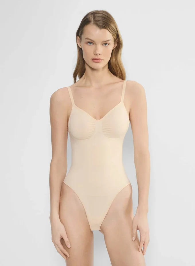 ShapeEnhance™ Low-Back Thong Bodysuit