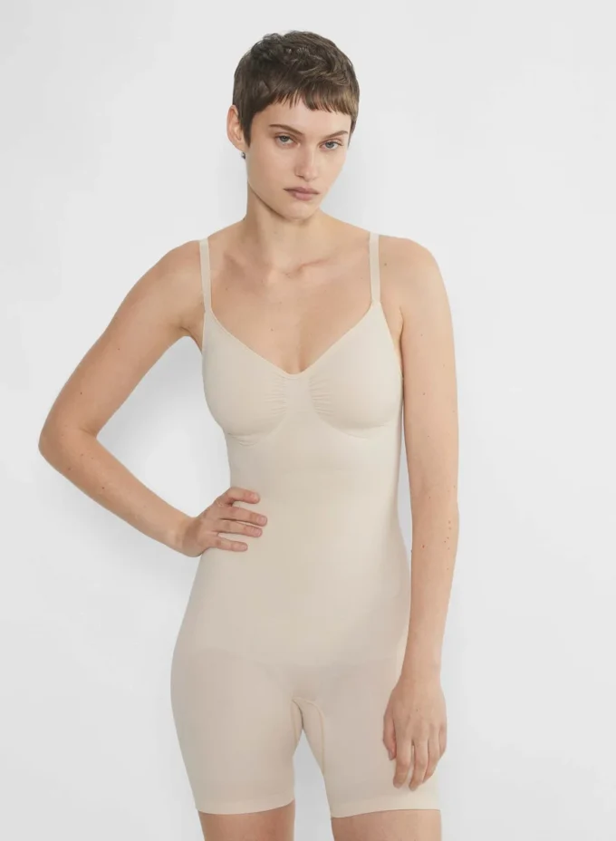 ShapeEnhance™ Seamless Mid-Thigh Bodysuit