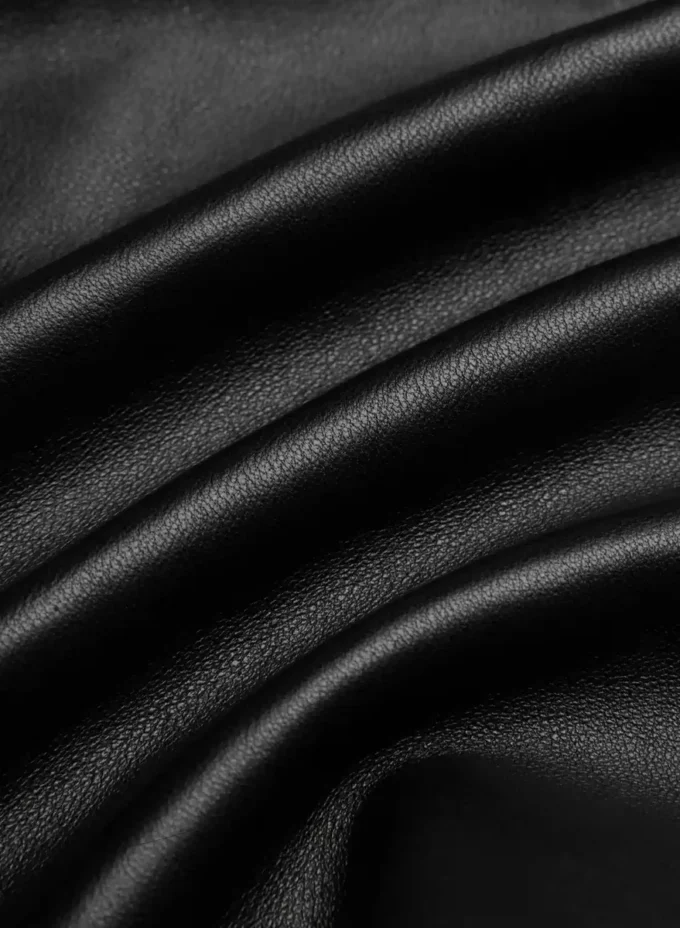 Silva Leather Trench Coat