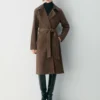 Silva Suede Trench Coat