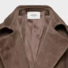 Silva Suede Trench Coat
