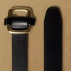 Slide Solid Brass Leather Belt Slide Solid Brass Leather Belt