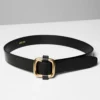 Slide Solid Brass Leather Belt Slide Solid Brass Leather Belt
